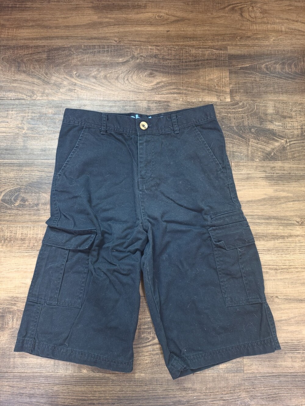 Gotcha Black Cargo Shorts Boys 16 Regular Large